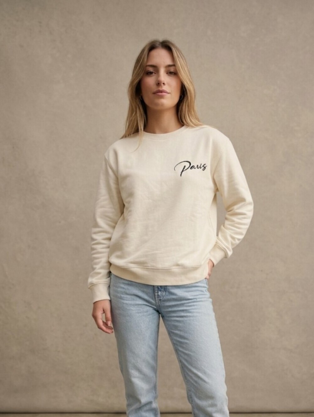 South Parade Paws Graphic Crewneck Sweatshirt Cream XS